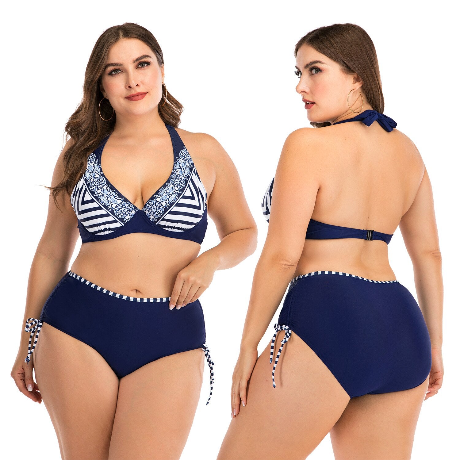 Wzorzyste Plus Size Bikini