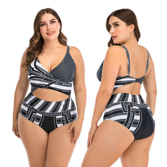 Wzorzyste Plus Size Bikini