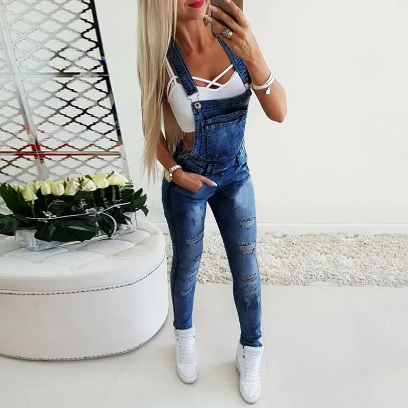 Ogrodniczki Jeansowe