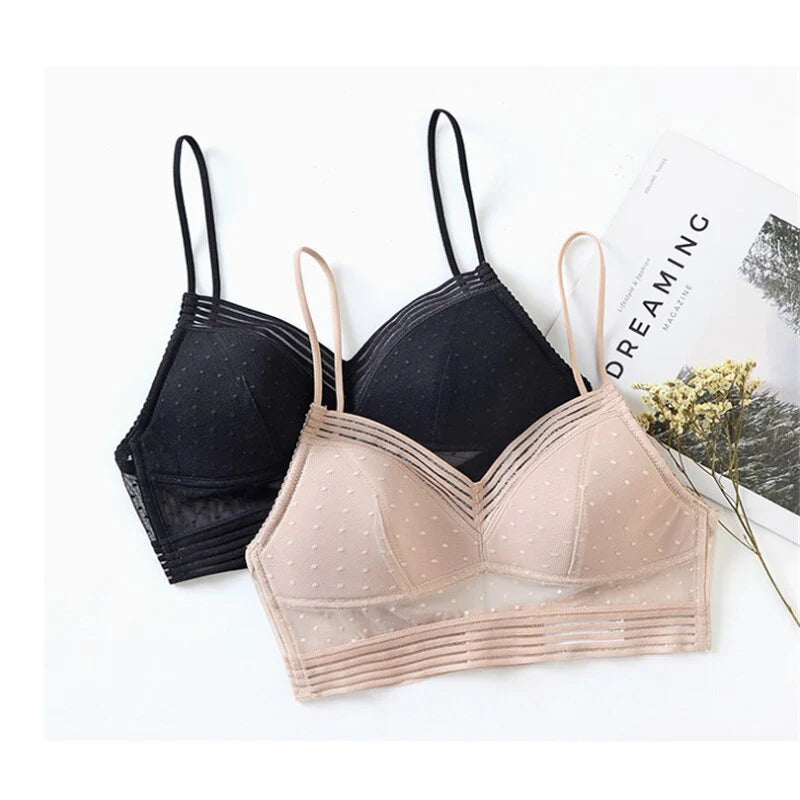 Biustonosz Bralette Z Delikatną Siateczką