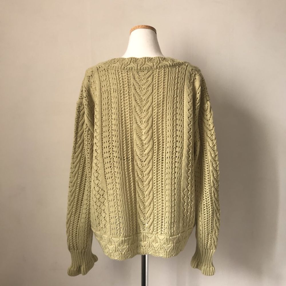 Sweter Kardigan Ażurowy