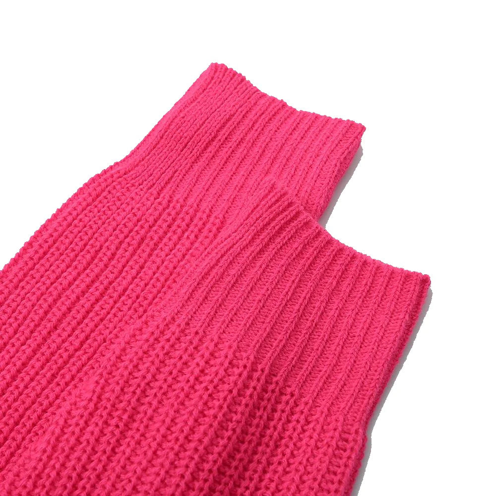 Sweter Z Golfem W Neonowych Kolorach