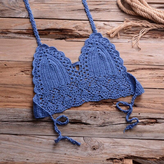Biustonosz Kąpielowy Bikini Pleciony
